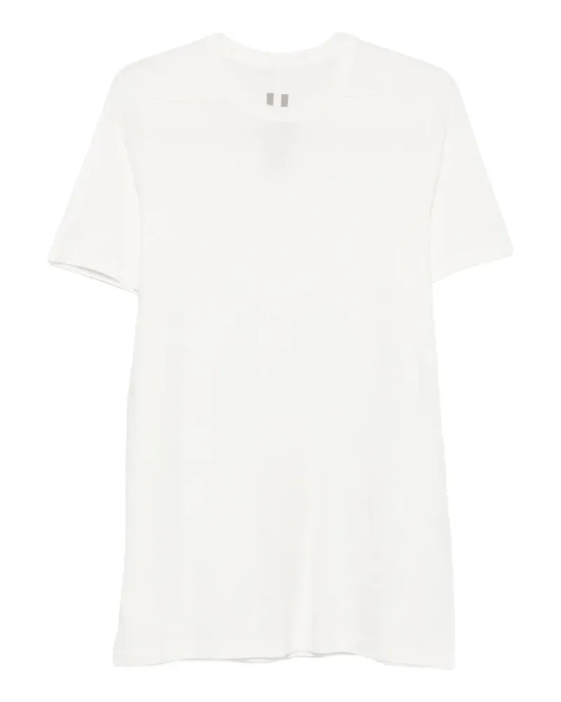 Rick Owens Rundhals-T-Shirt mit Nahtdetail - Weiß Weiß