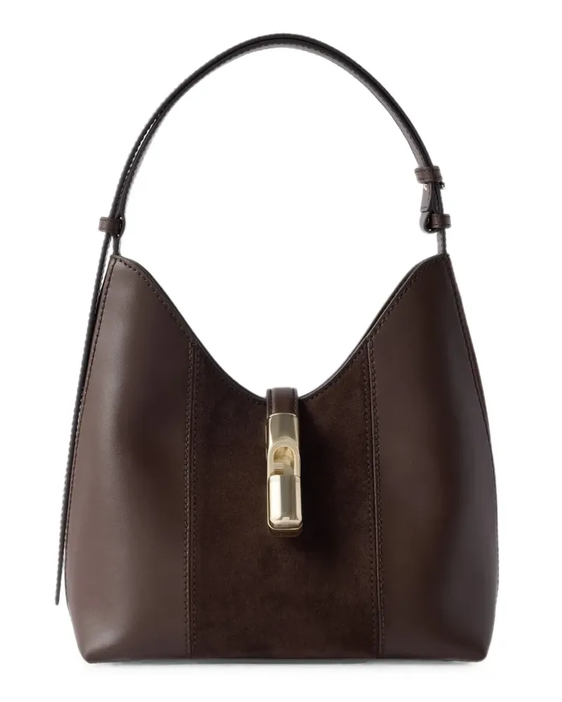 Furla Goccia S Schultertasche - Braun Braun