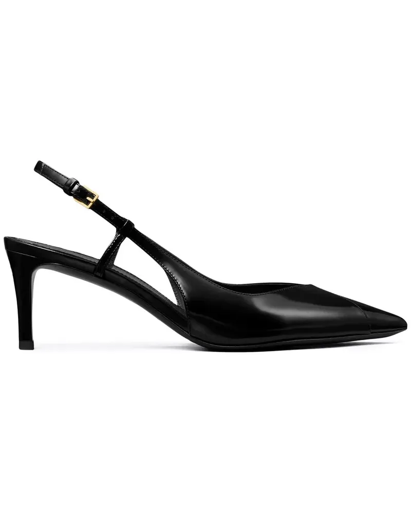 Tory Burch Triangle Slingback-Pumps 65mm - Schwarz Schwarz