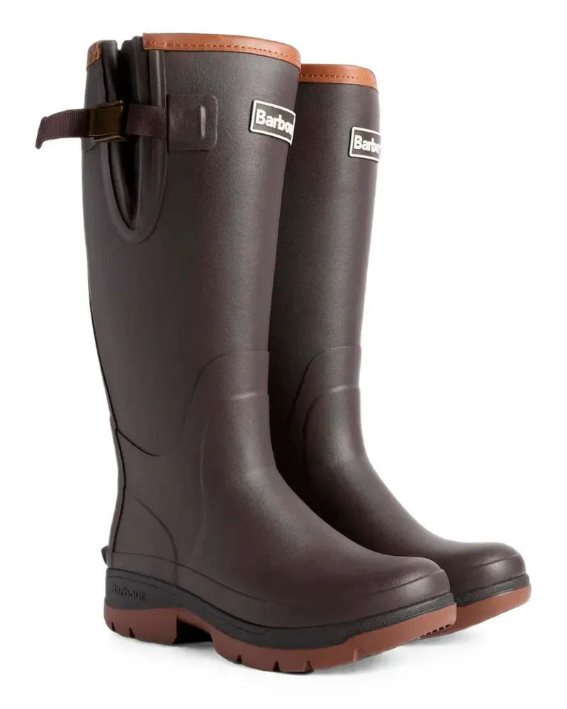 Barbour Tempest Regenstiefel mit Schnallendetail - Braun Braun