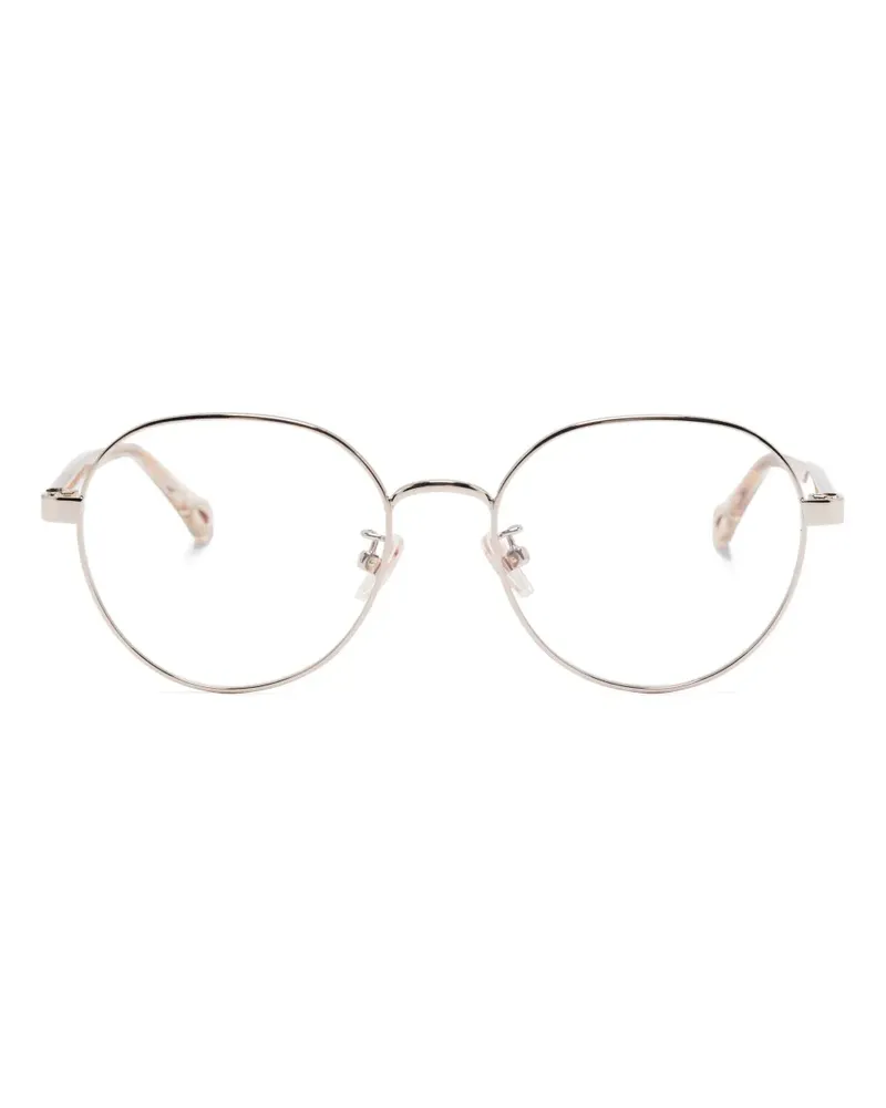 Chloé Brille mit rundem Gestell - Nude Nude