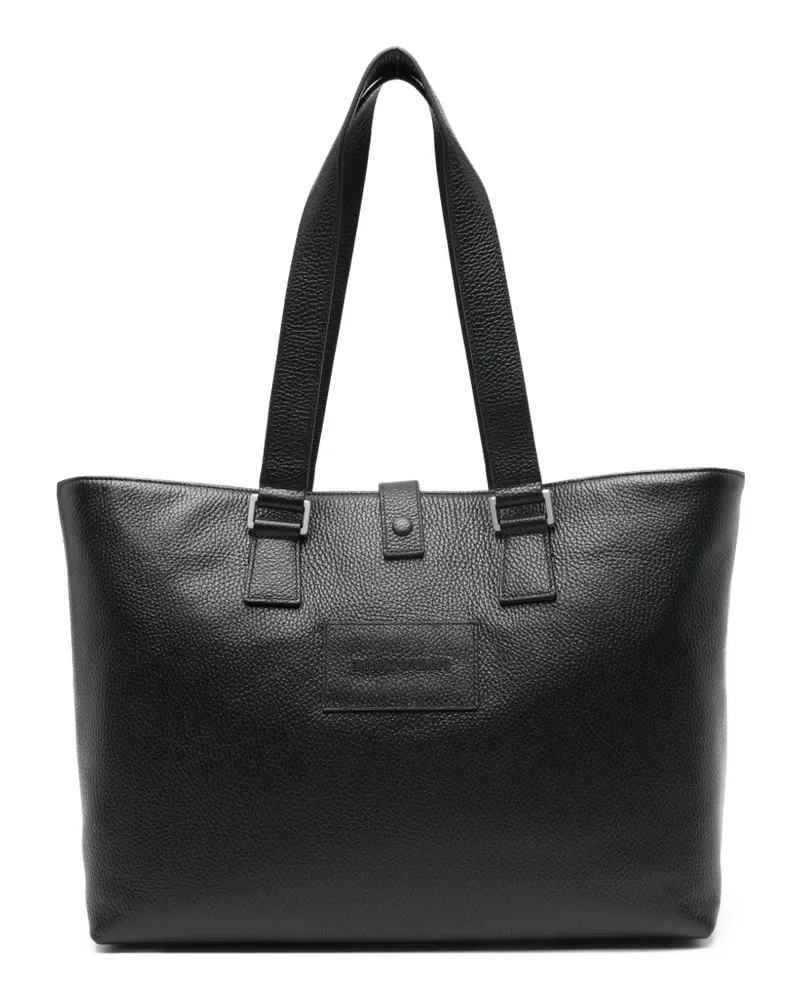Emporio Armani Handtasche aus Leder - Schwarz Schwarz