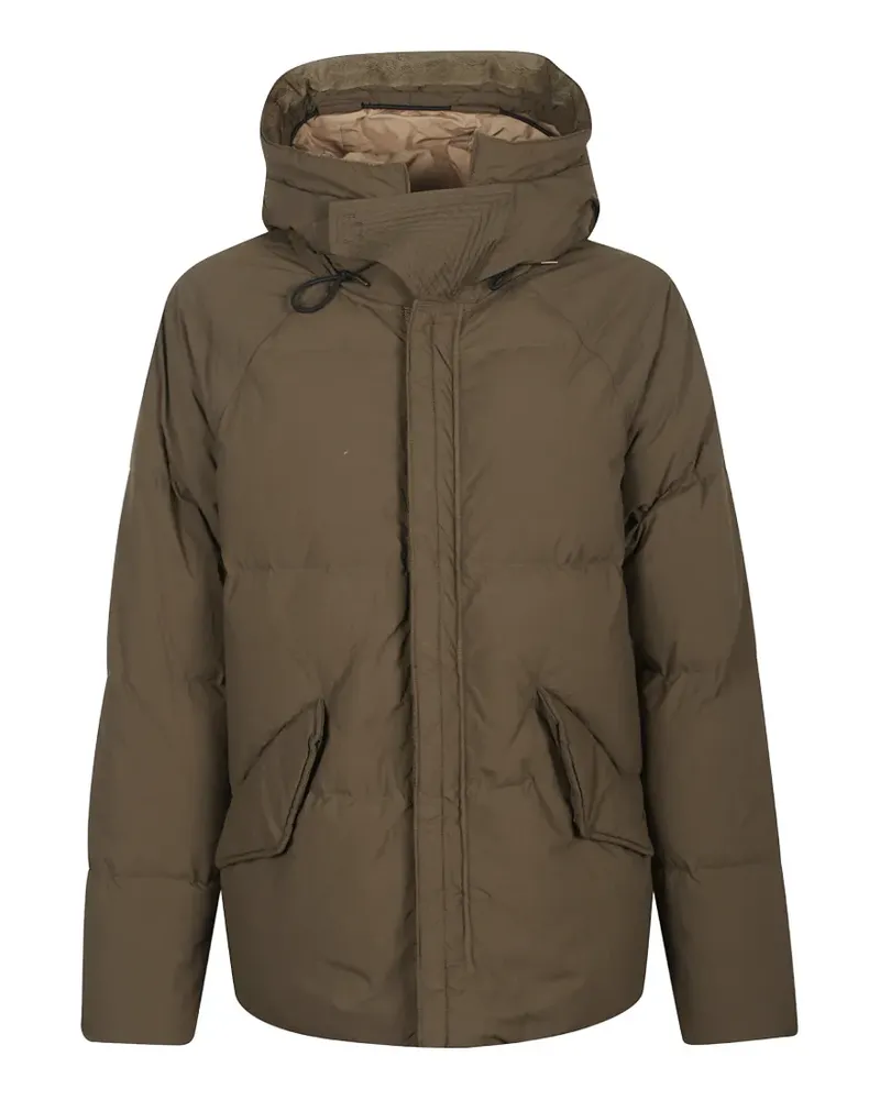 Ten c zip-up parka jacket - Braun Braun