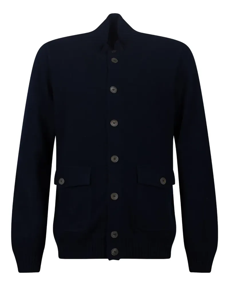 Gran Sasso Jacke mit aufgesetzten Taschen - Blau Blau