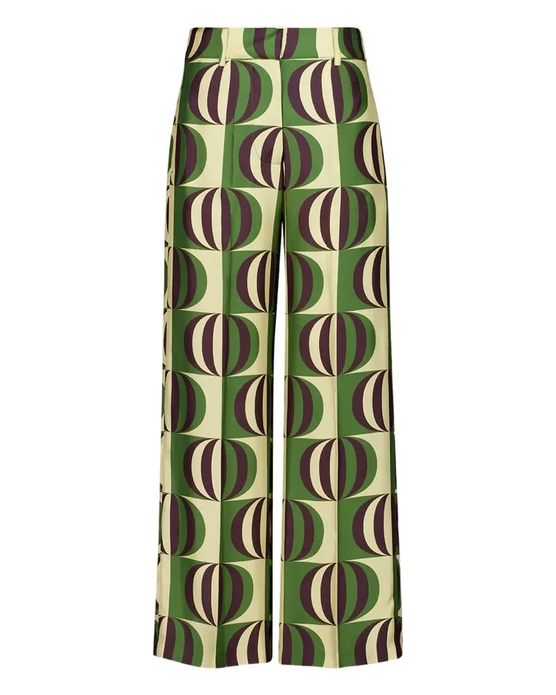 PAULA Gemusterte Hose - Grün Grün