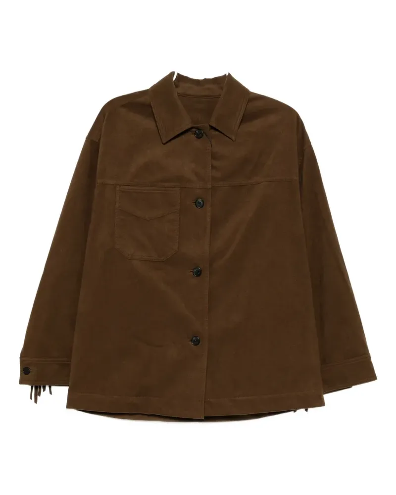 JUUN.J Wildlederjacke mit Fransen - BROWND Brownd