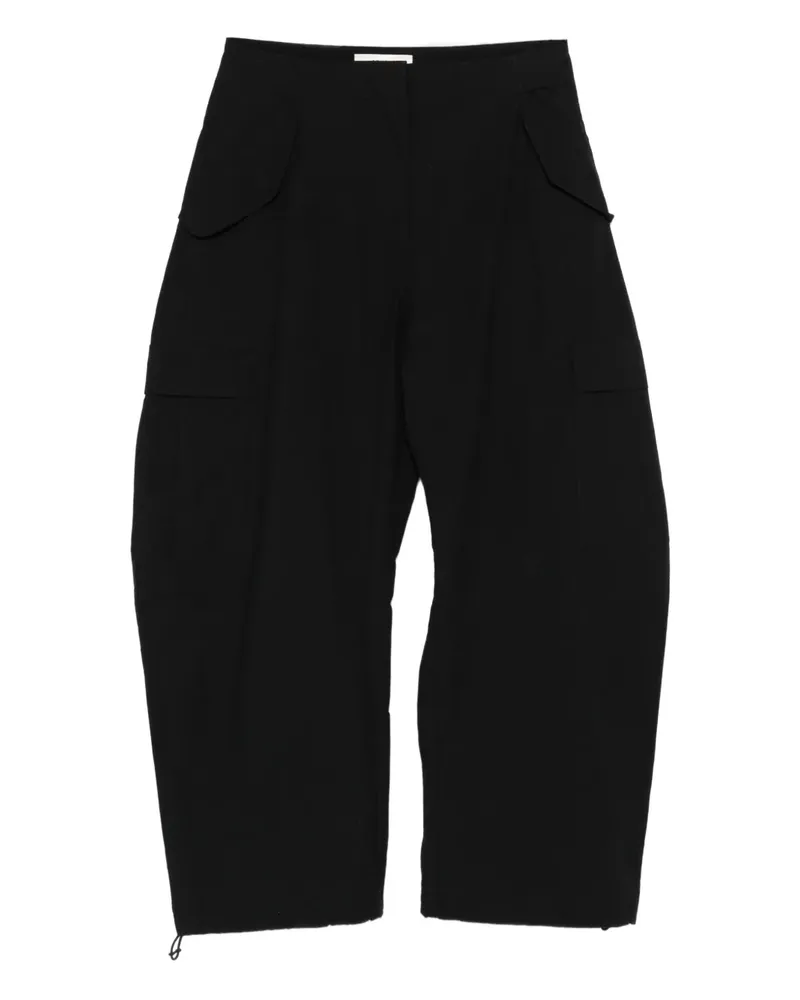 Studio Nicholson Clovis Hose mit Cargotaschen - Schwarz Schwarz
