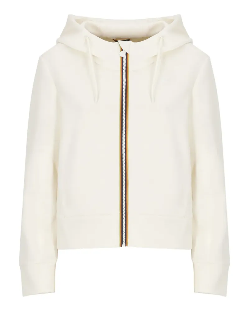 K-Way Kapuzenjacke mit Reißverschluss - Weiß Weiß