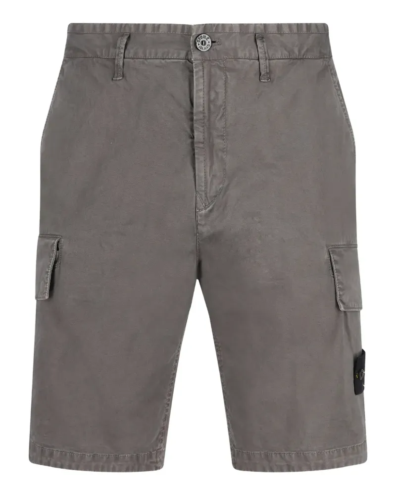 Stone Island Klassische Cargo-Shorts - Grau Grau