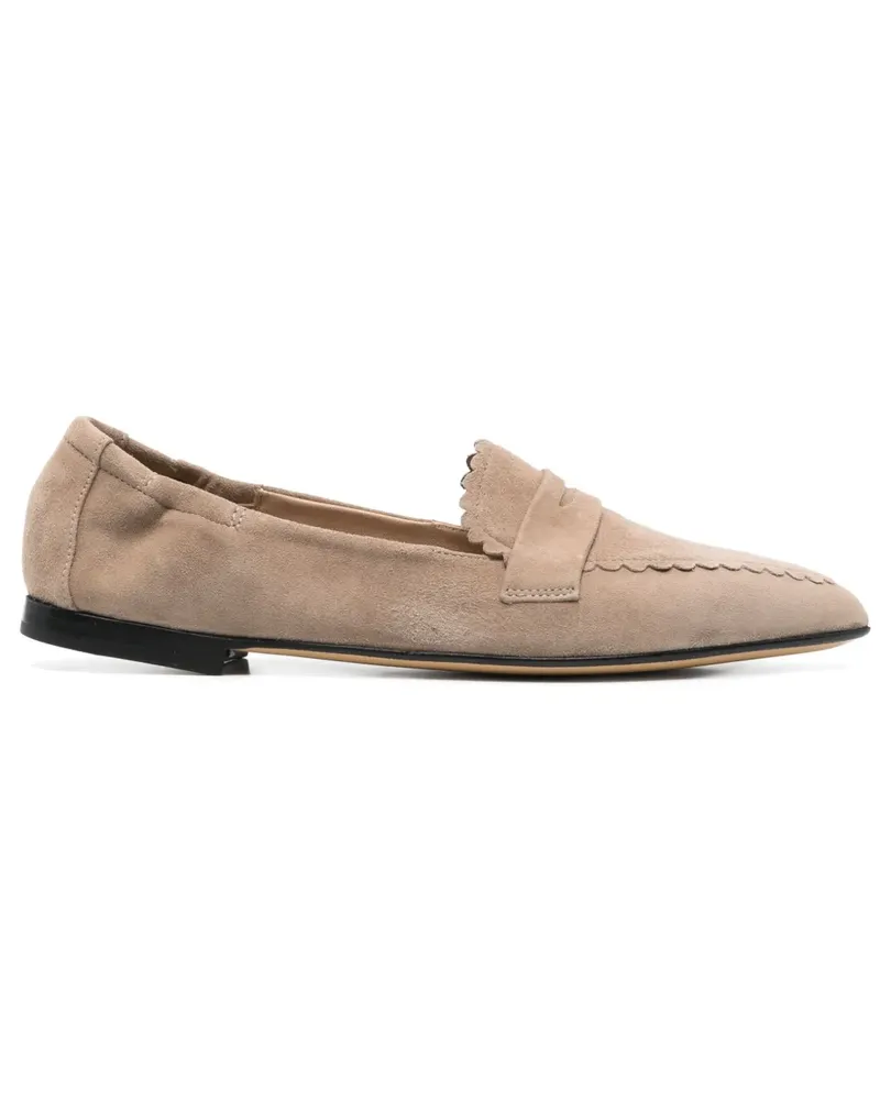 POMME D'OR Loafer aus Wildleder - Braun Braun