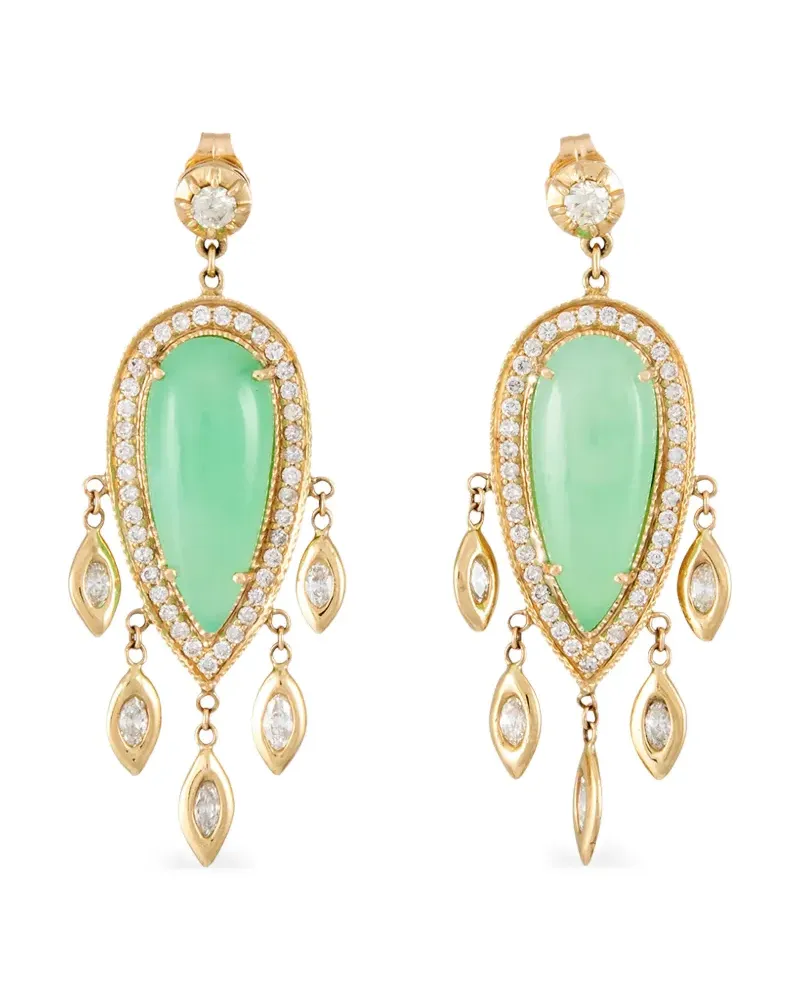 Jacquie Aiche Sophia Ohrringe mit Diamanten - Gold Gold