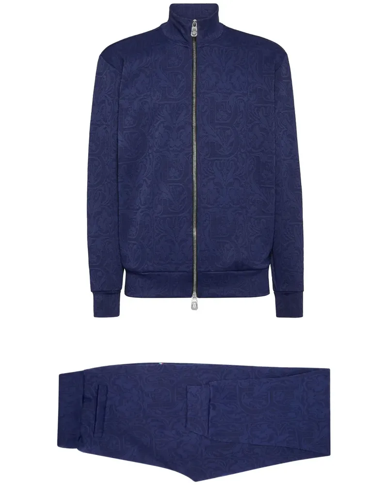 Billionaire Jogginghose mit Jacquardmuster - Blau Blau