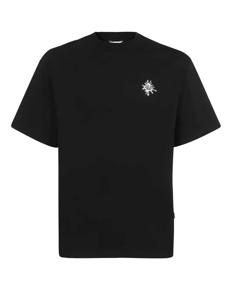 Eytys T-Shirt mit Logo-Print - Schwarz Schwarz