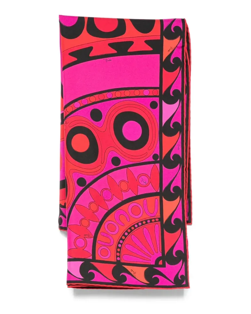 Emilio Pucci silk scarf - Rosa Rosa