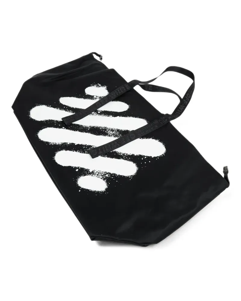 OFF-WHITE Diagonal Spray Day Off Tote Bag - Schwarz Schwarz