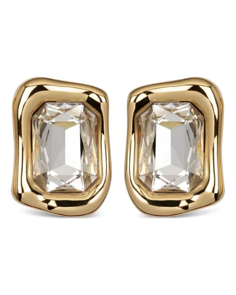 Jennifer Behr Eckige Caterina Ohrringe - Gold Gold