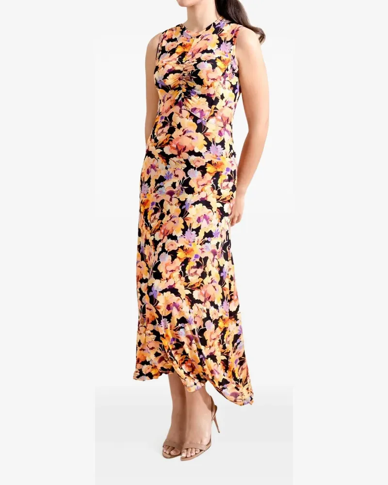 Ulla Johnson Lina floral-print midi dress - Schwarz Schwarz