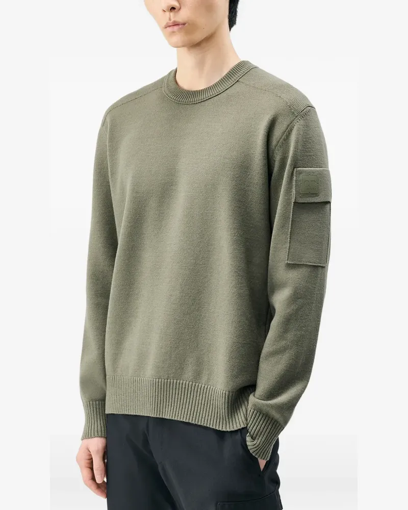 C.P. Company Metropolis Series Pullover aus extrafeiner Merinowolle - Grün Grün