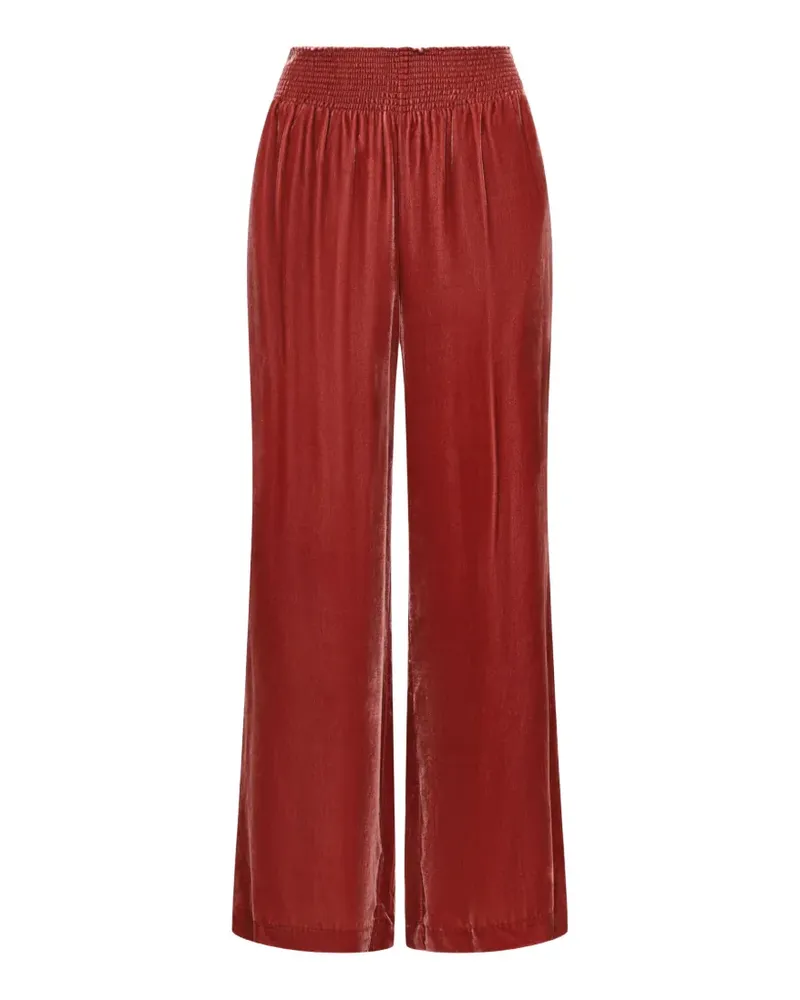 Maliparmi velvet straight-leg trousers - Rot Rot