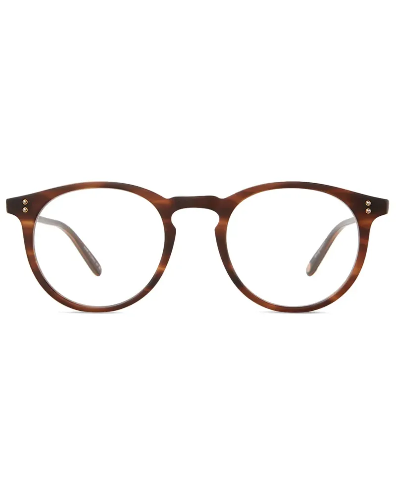 Garrett Leight Brille mit rundem Gestell - Braun Braun