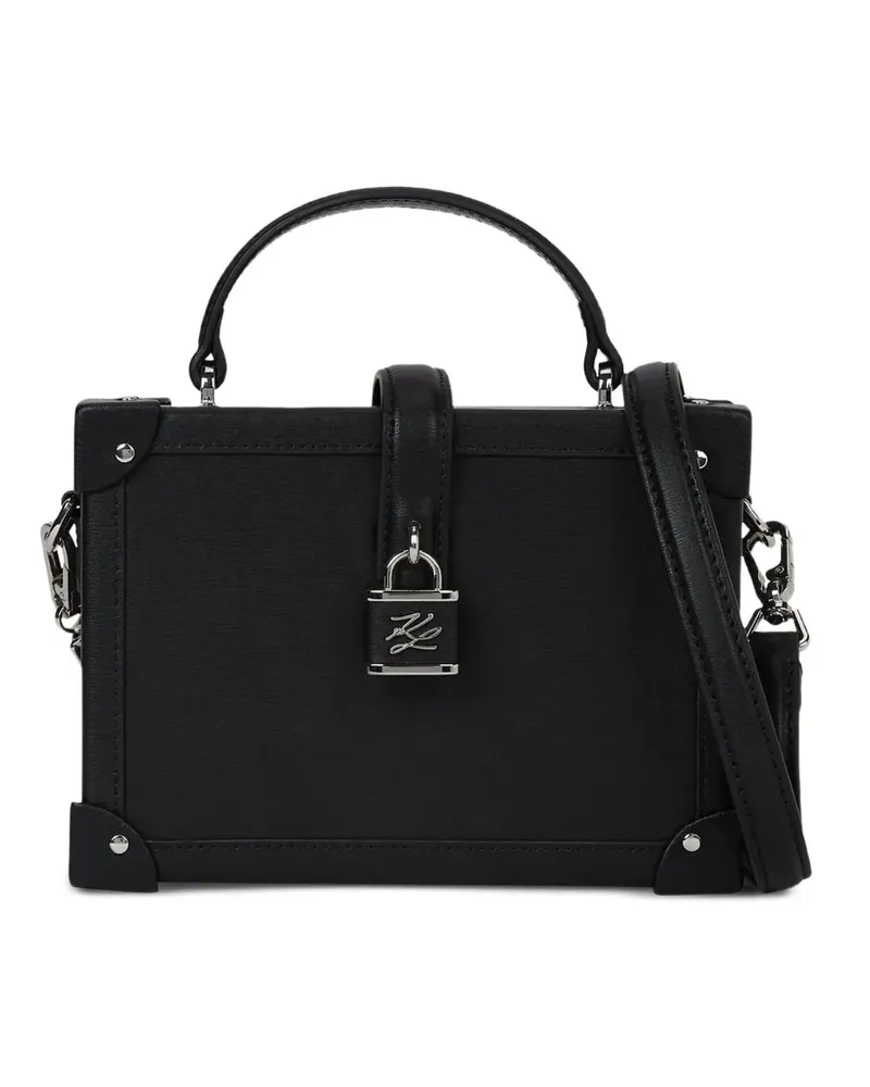 Karl Lagerfeld K/Autograph Koffer mit Schloss - Schwarz Schwarz