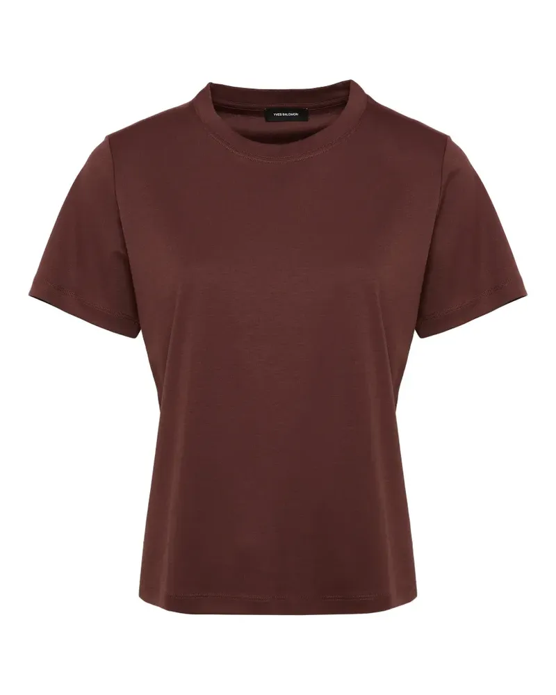Yves Salomon Interlock T-Shirt - Braun Braun