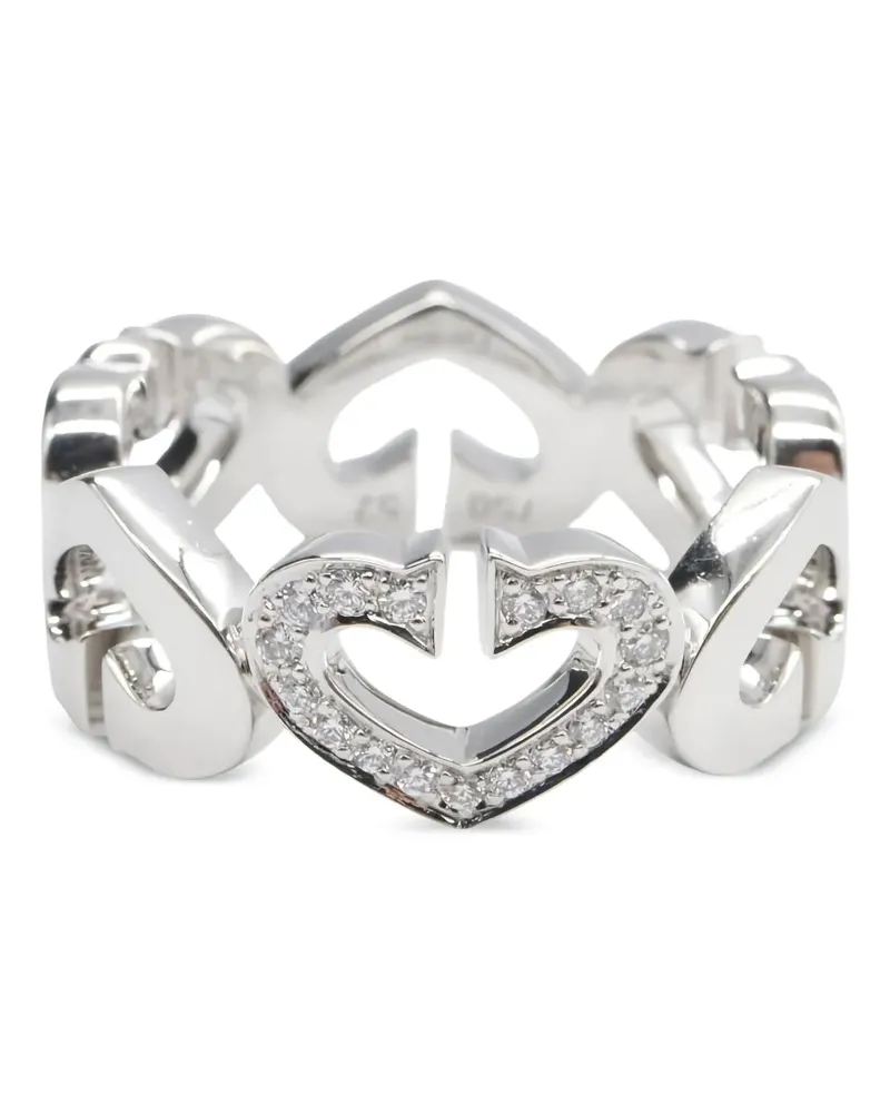 Cartier 2010s heart diamond ring - Silber Silber