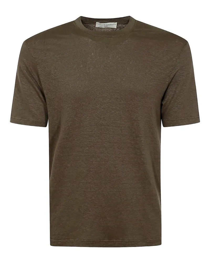 Filippo de Laurentiis T-Shirt aus Leinen - Braun Braun