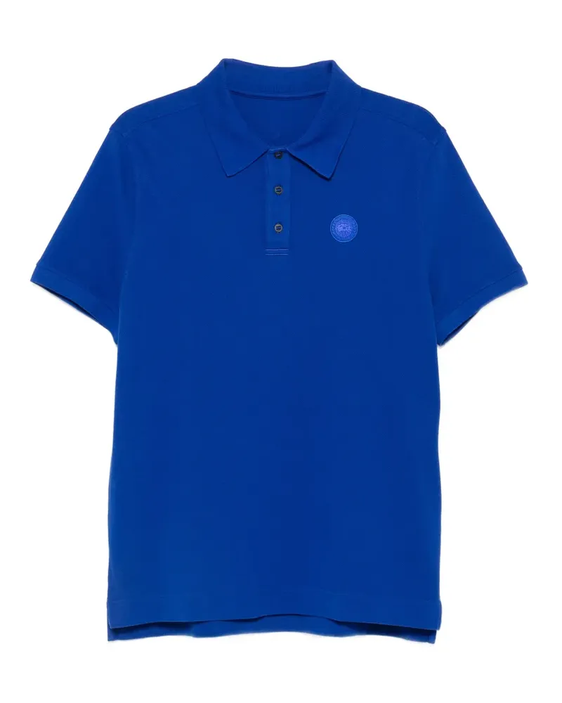 Canada Goose Poloshirt mit Logo-Patch - Blau Blau