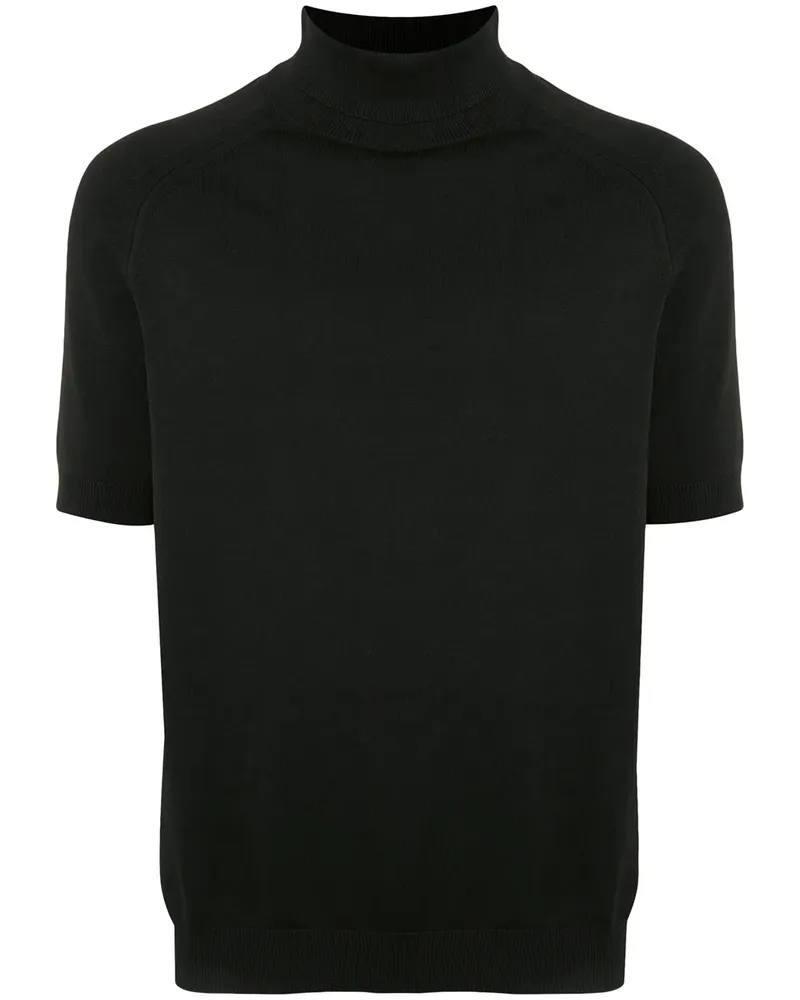 Ports V Oberteil mit Rollkragen - Schwarz Schwarz