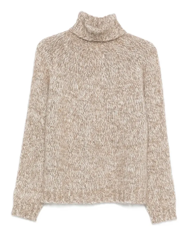 P.A.R.O.S.H. P.A.R.O H. Pullover mit Stehkragen - Nude Nude