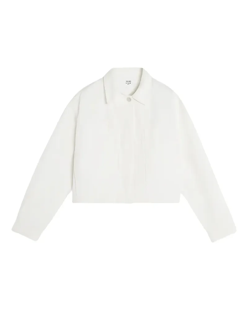 Kitsuné patch-detail jacket - Weiß Weiß