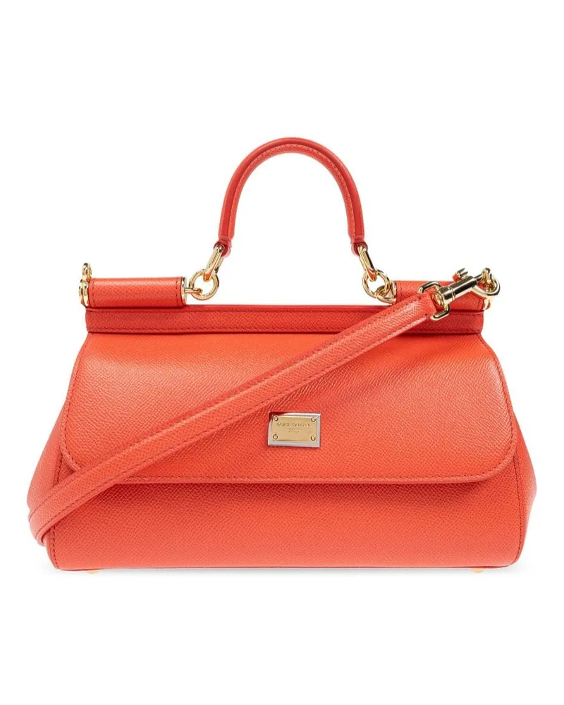 Dolce & Gabbana Elongated Sicily Tote Bag - Orange Orange
