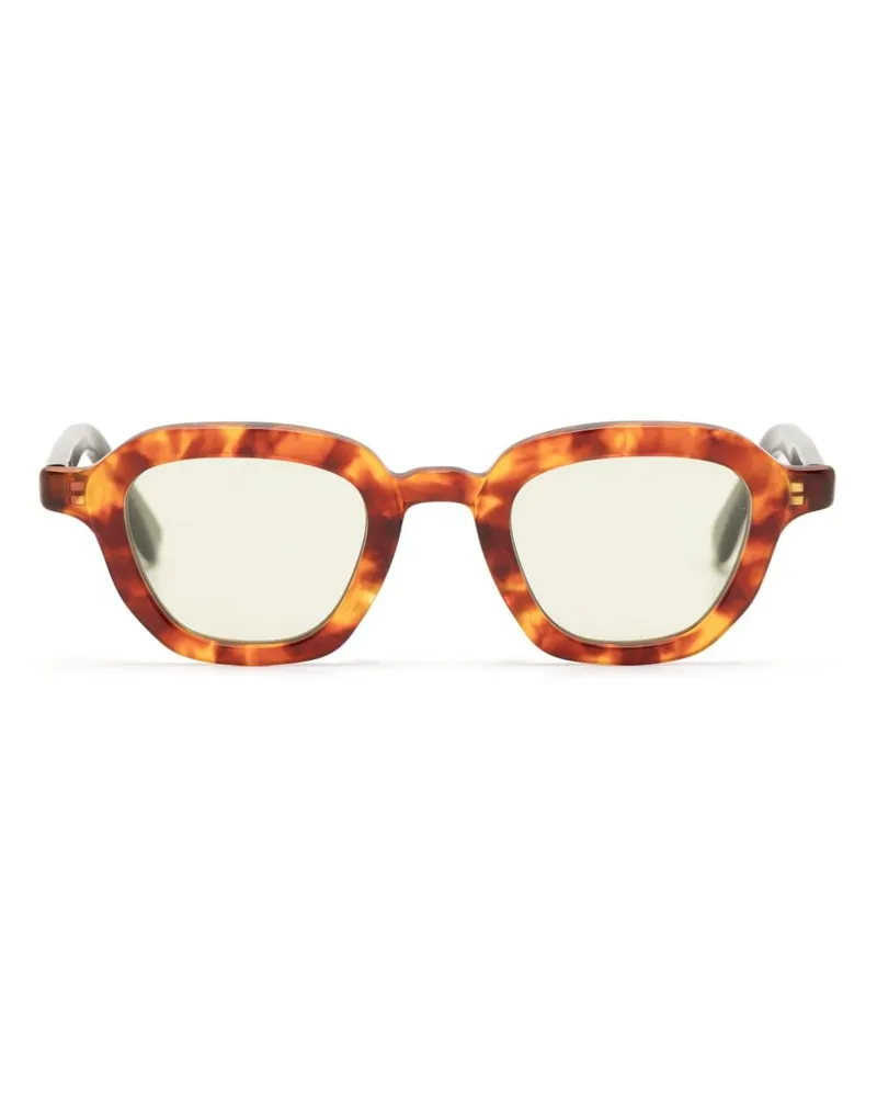 Undercover Sonnenbrille mit eckigem Gestell - Nude Nude