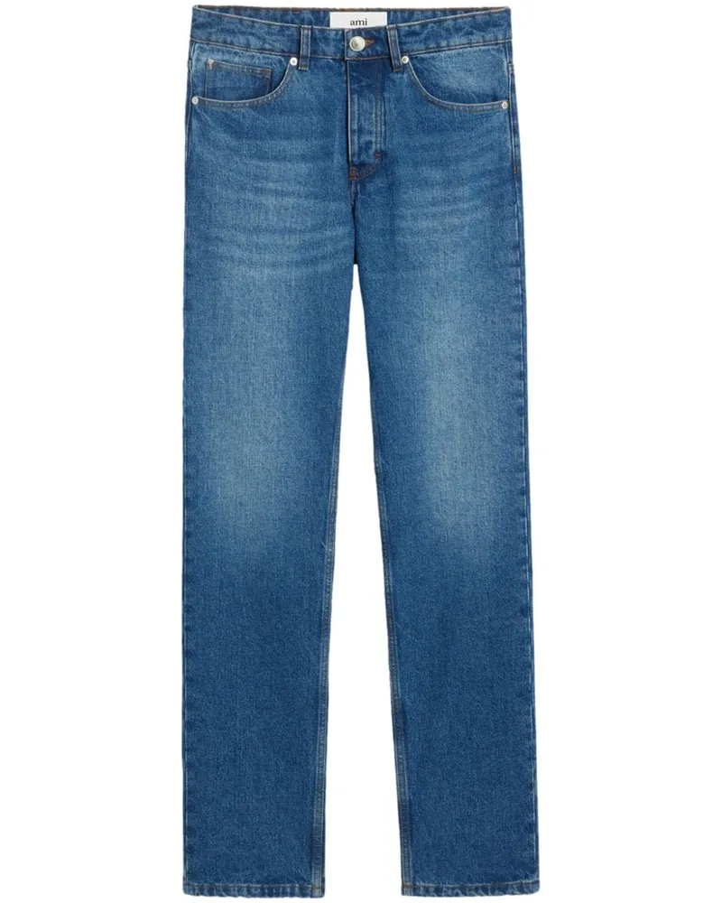 AMI Paris Jeans mit geradem Bein - Blau Blau