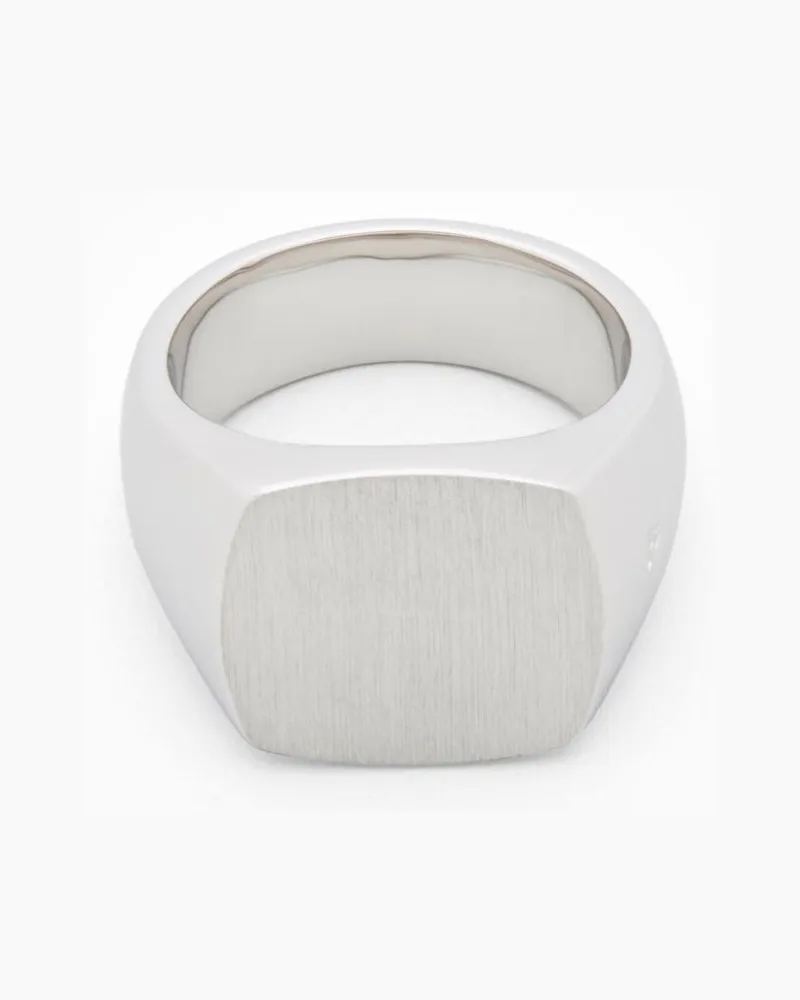 Tom Wood Cushion Satin Siegelring - Silber Silber
