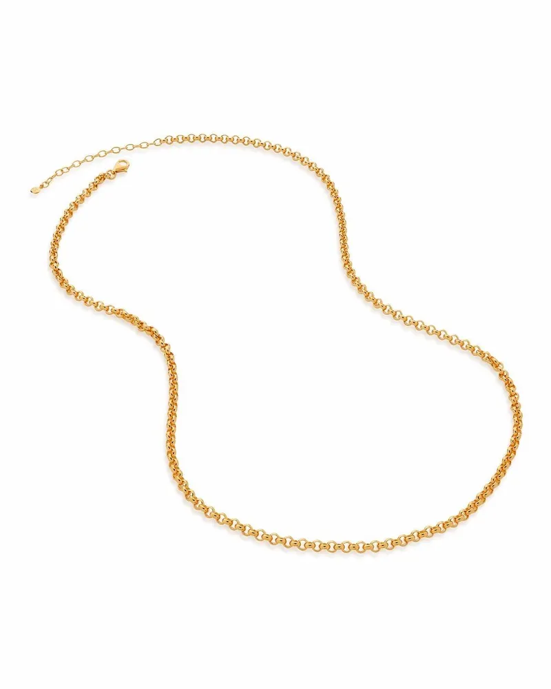 Monica Vinader Vintage Chain Halskette - Gold Gold
