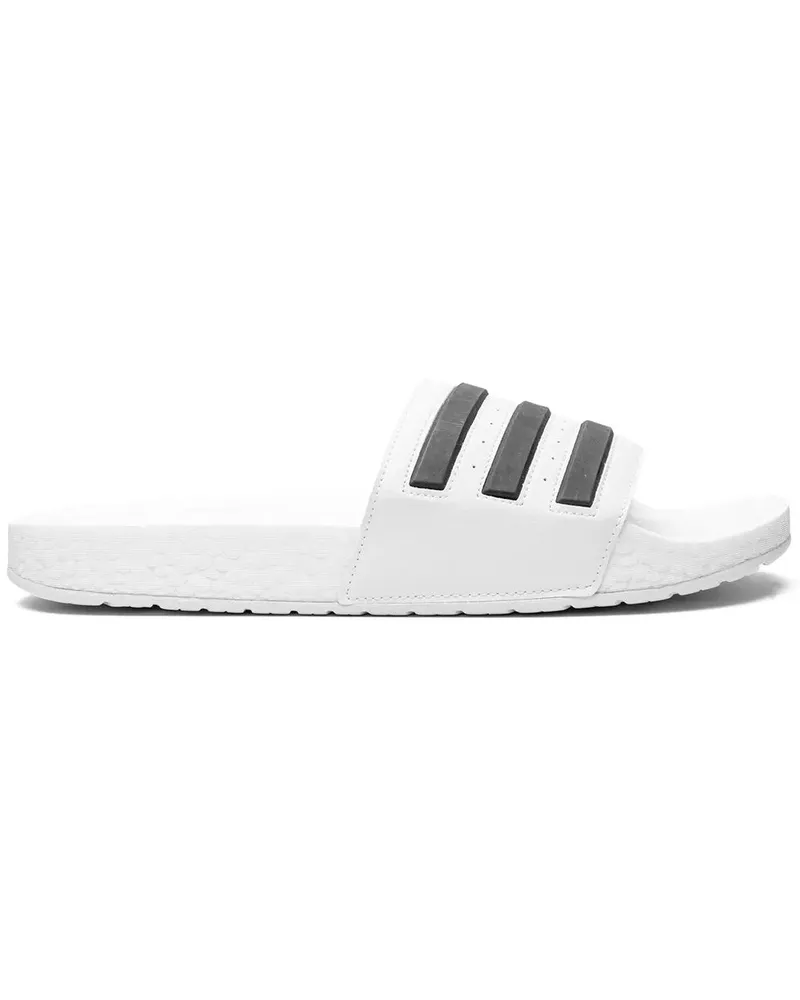 adidas Adilette Boost Pantoletten - Weiß Weiß