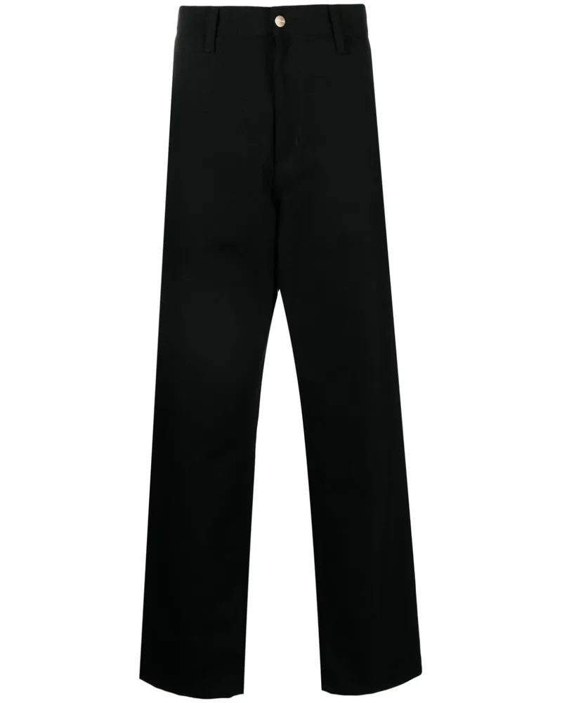 Carhartt WIP Single Knee Straight-Leg-Hose - Schwarz Schwarz