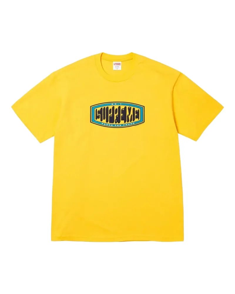 Supreme Being Pound T-Shirt mit Grafik - Gelb Gelb