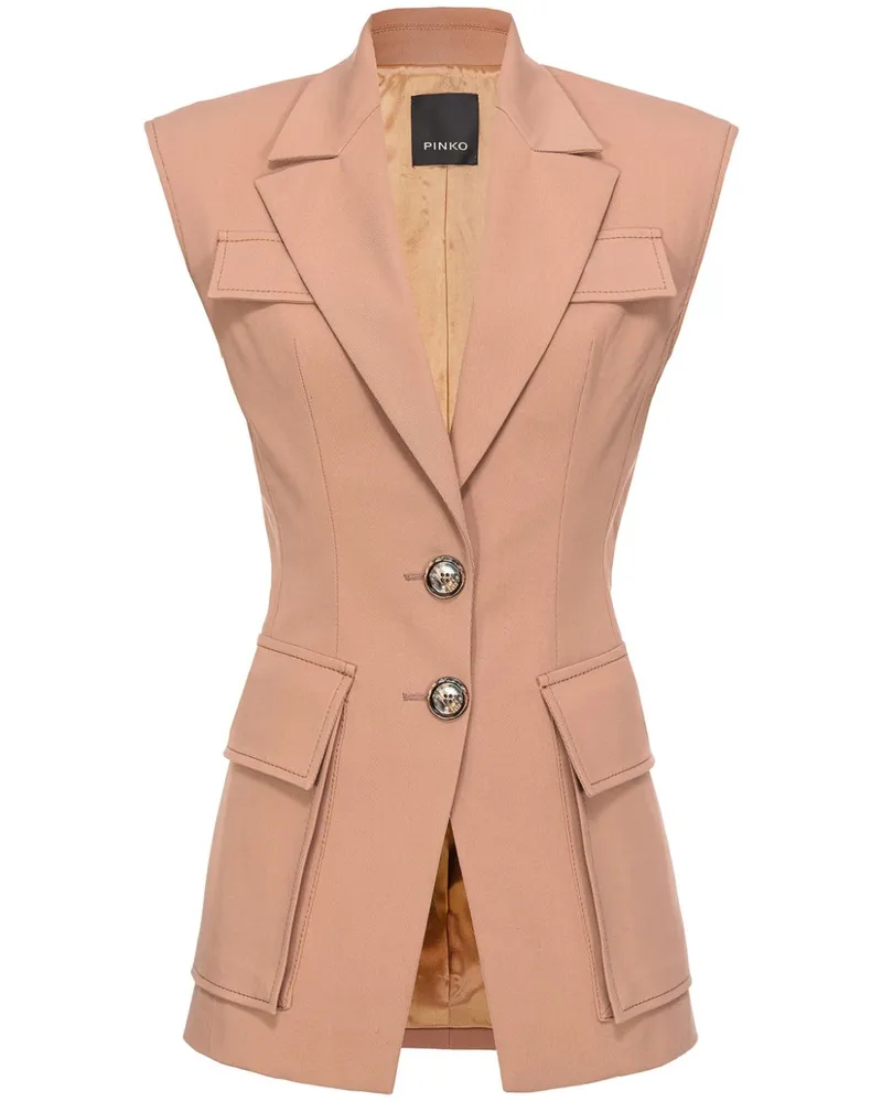 Pinko Blazer ohne Ärmel - Nude Nude