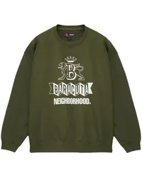 Neighborhood x Baracuta long-sleeved sweatshirt Grün