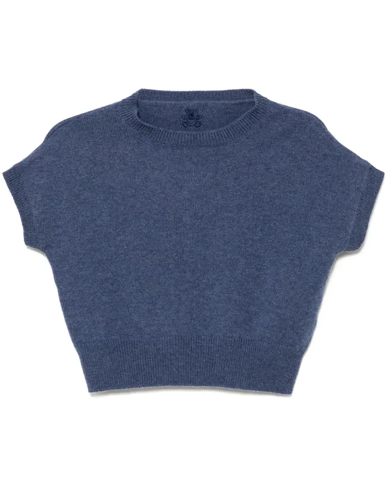 Teddy Cashmere Genova Oberteil - Blau Blau