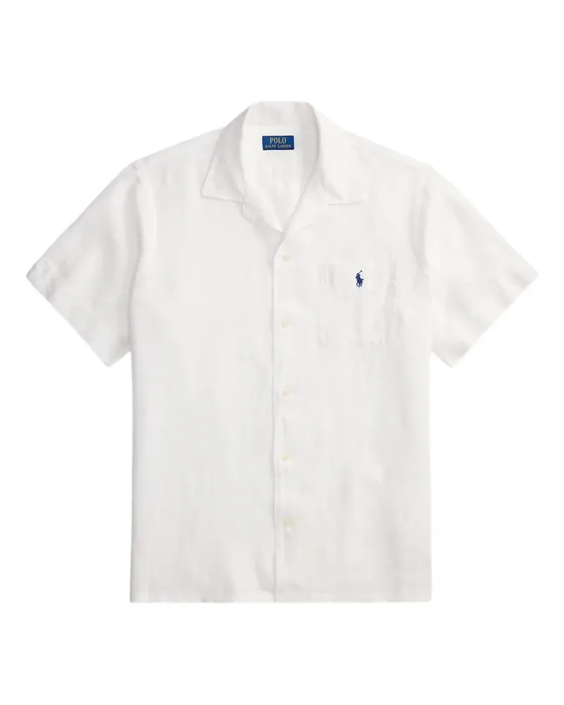 Ralph Lauren Hemd mit Polo Pony-Stickerei - Weiß Weiß