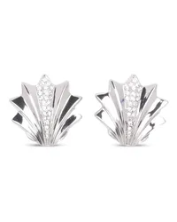 JULIETTA Kleine Metal Shell Ohrclips Silber