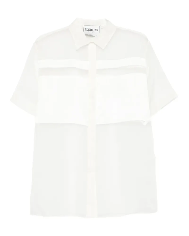 Iceberg Sheer-Hemd - Weiß Weiß