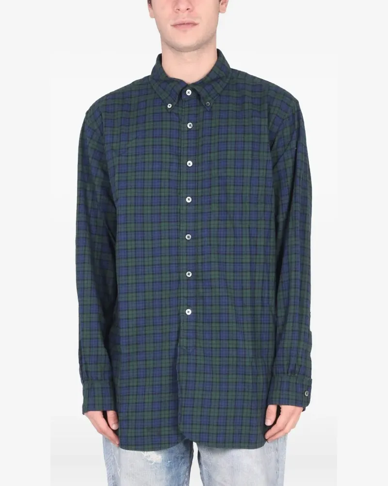 Engineered Garments plaid shirt - Blau Blau