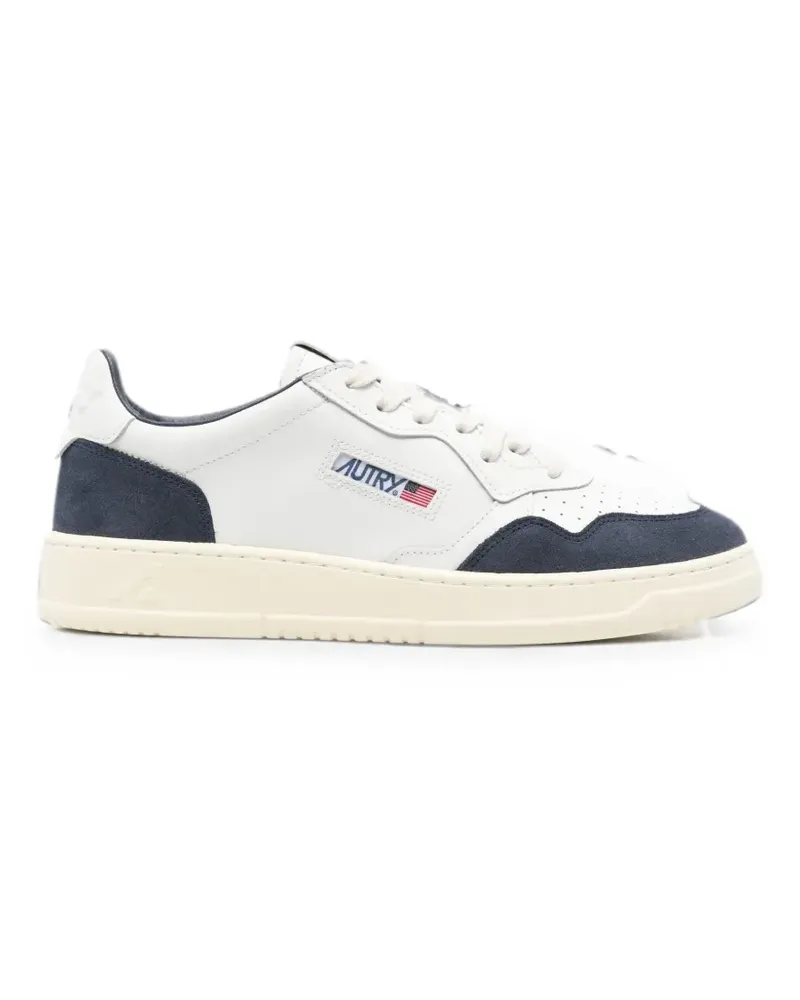 AUTRY Medalist Sneakers mit Kontrasteinsatz - Weiß Weiß