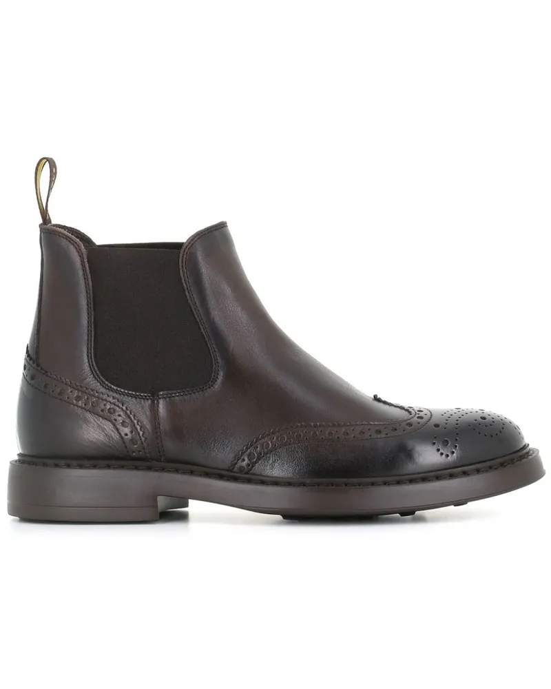 Doucal´s Stiefel mit Budapestermuster - Braun Braun