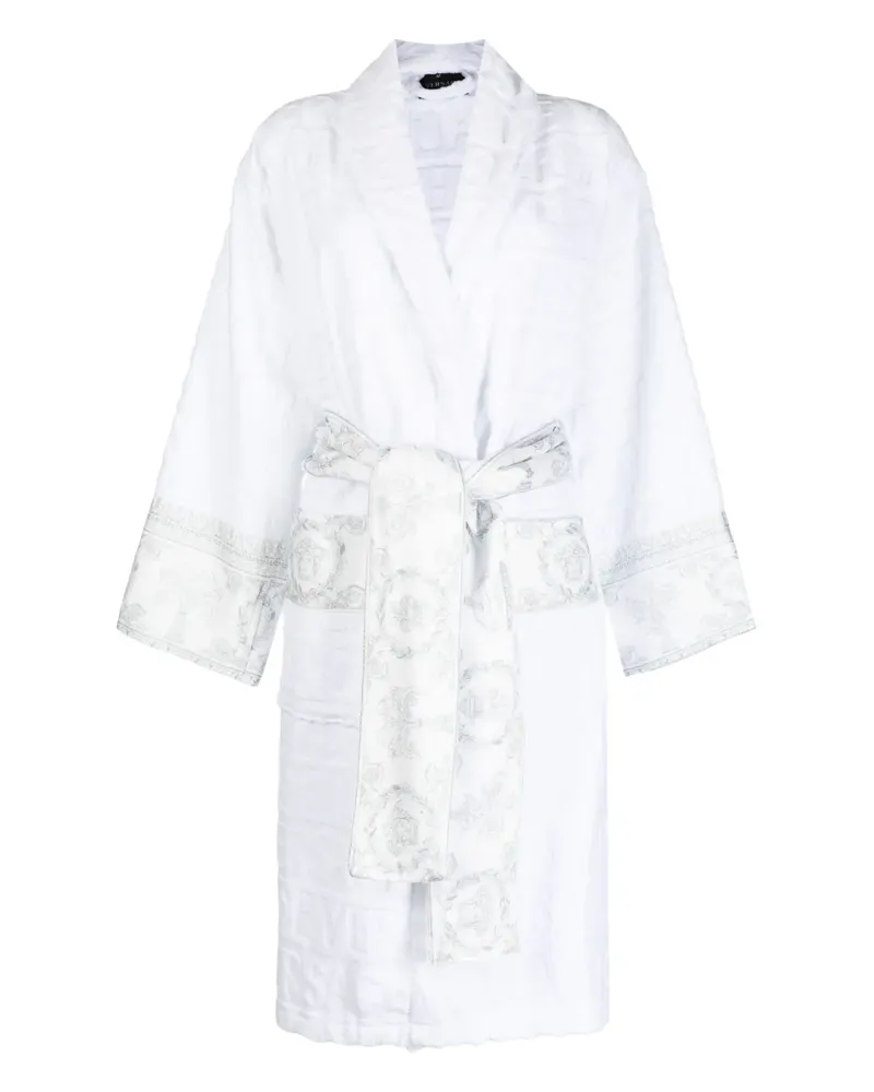 Versace I Love Baroque bathrobe - Weiß Weiß